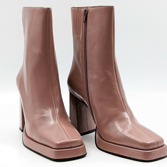 NWOT Jefferey Campbell Maximal-Lo Boots in Pink, Size 8 - Picture 2 of 12